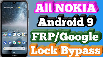 All NOKIA Android 9 FRP/Google Lock Remove | No Talkback
