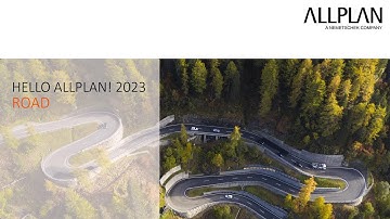 Hello Allplan! 2023 - Road