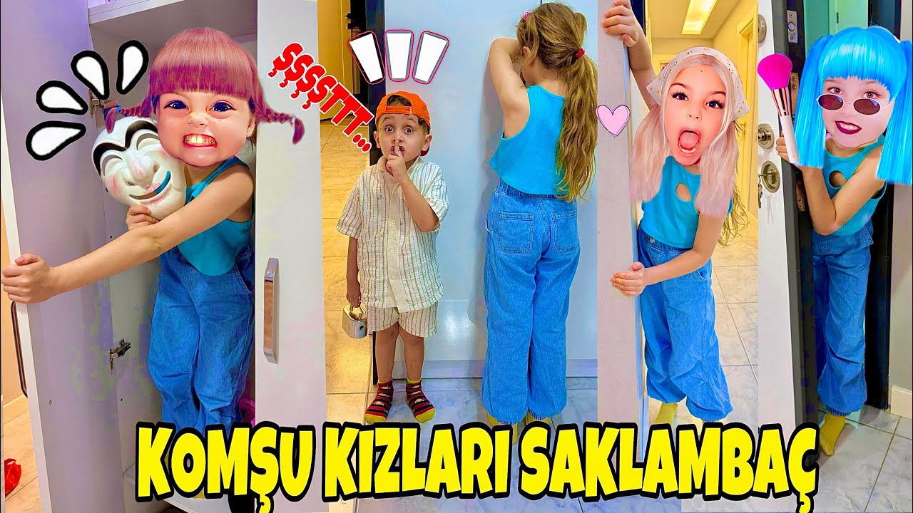 KUZEY ELİF KOMŞU KIZLARI İLE SAKLAMBAÇ OYNADI  !! PELİNSU OYUNU BOZDU!دي دي ميدو - لولو | قناة وناسة