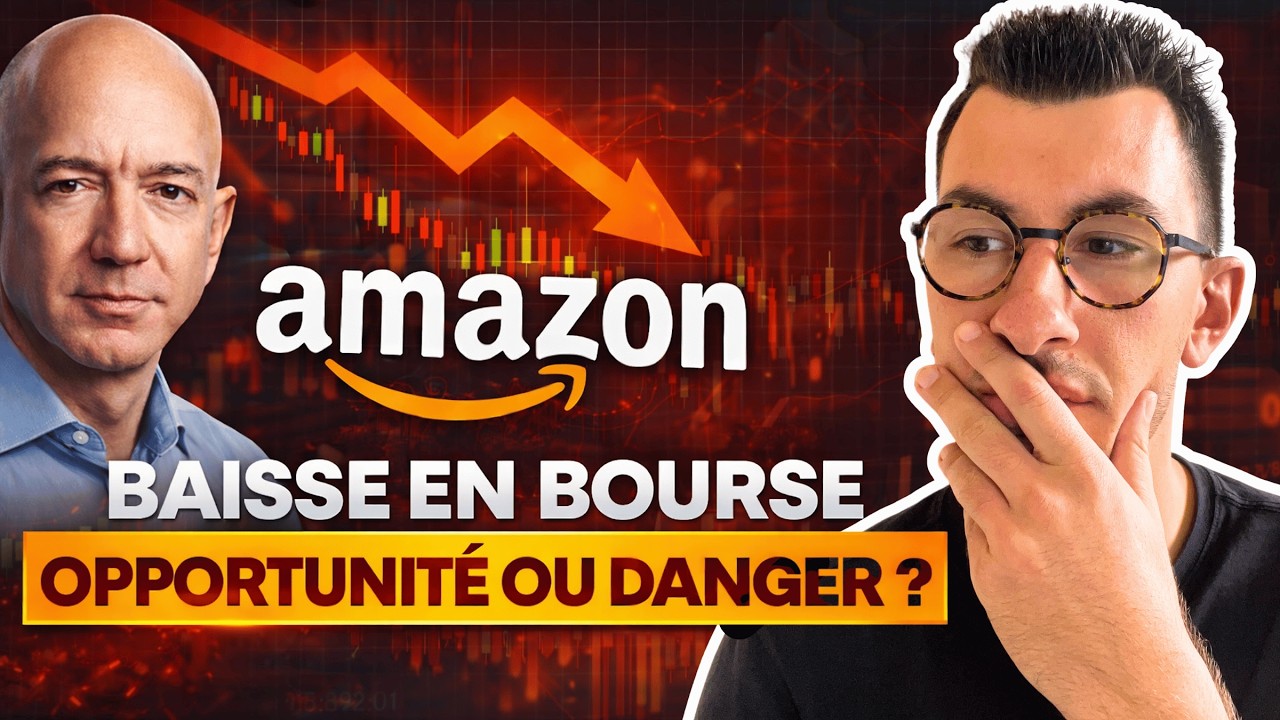 Amazon CHUTE en Bourse 📉 AWS Accélère… Pourquoi le Marché Panique ...