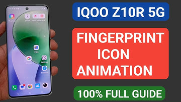 IQOO Z10R me fingerprint icon animation kaise change kare