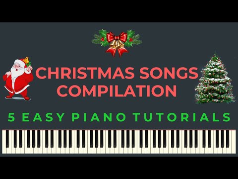 How to play 5 Very Easy Christmas Songs on a Xylophone - Tutorial 