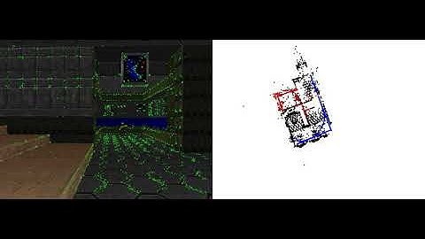 Visual SLAM in VizDoom