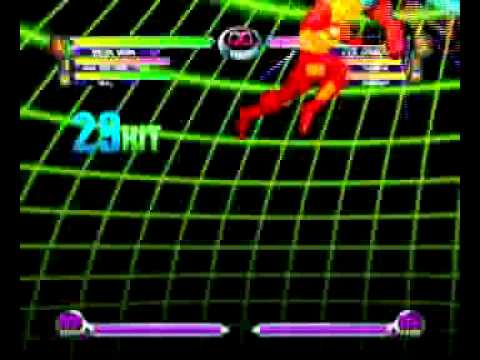 Marvel vs Capcom 2 (PS3): Iron Man Crouch Cancel to Unfly Combo