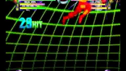 Marvel vs Capcom 2 (PS3): Iron Man Crouch Cancel to Unfly Combo