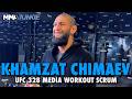 Khamzat Chimaev responds to Sean Strickland's threat, says he's still 'the hunter' | UFC 328