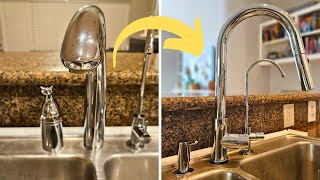 Kraus Oletto Modern Pull-Down Single Handle Kitchen Faucet - Installation & Tutorial