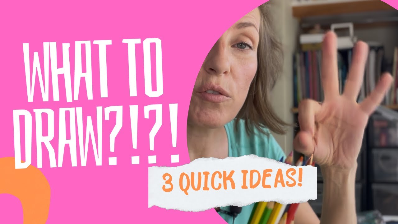 3 идеи для быстрых рисунков для начинающих (рисунок непрерывной линией) День 5 челленджа