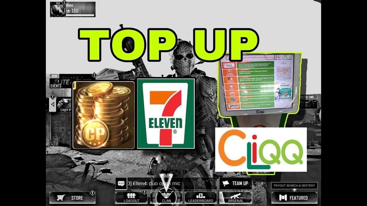 How to Top up CP using Garena shells at 7/11 - Call of Duty Mobile ...