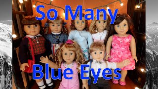 American Girl Doll Blue Eyes: Soooo Many Different Blues :)