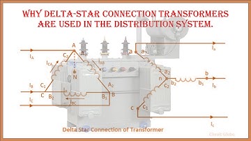 Why delta-star connection transformers are used in the distribution system