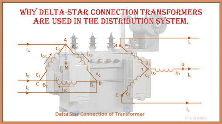 Why delta-star connection transformers are used in the distribution system