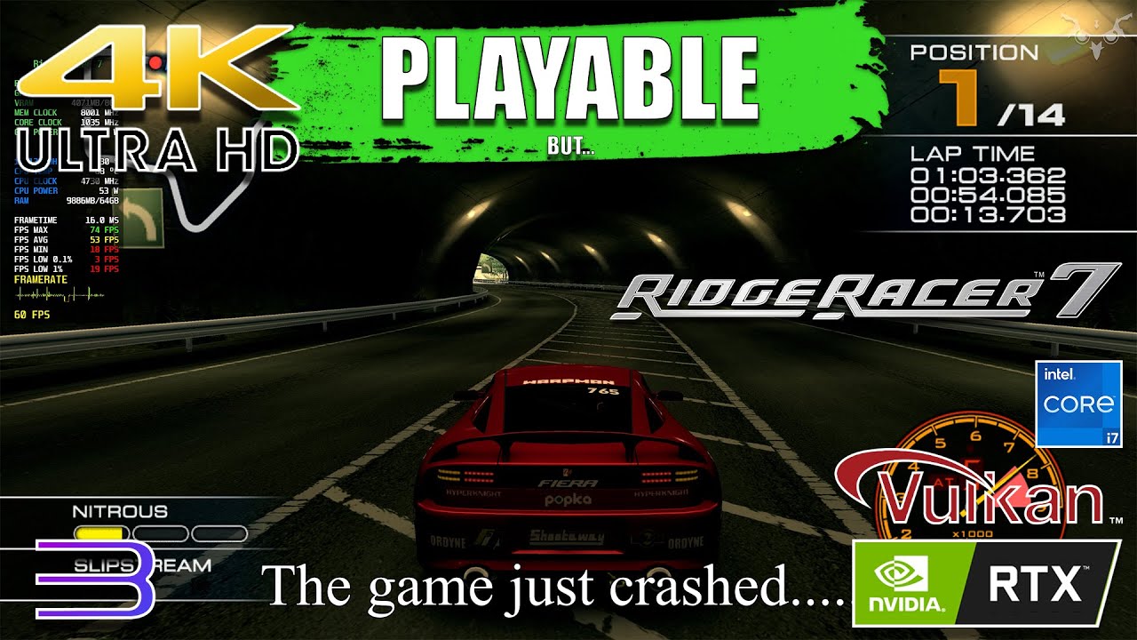 Ridge Racer 7 [4K60] RPCS3 + Best Settings - YouTube