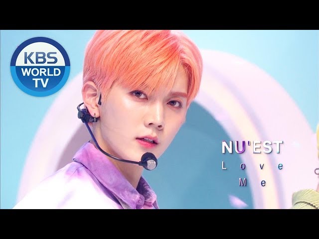 LOVE ME - NU’EST(뉴이스트) [Music Bank COMEBACK / 2019.10.25] class=