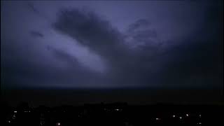 Thunderstorm Hidden in the Darkness | Distant Rolling Thunder | Dark Night Ambience (3 Hours)