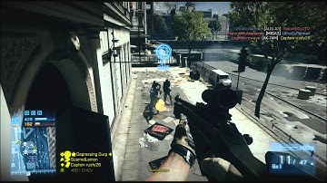 BF3 - Double Kill Dropshot No Scope!