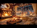 Soothing Christmas Piano Music &amp; Fireplace Sounds ❄️ Cozy Living Room for Deep Relaxation