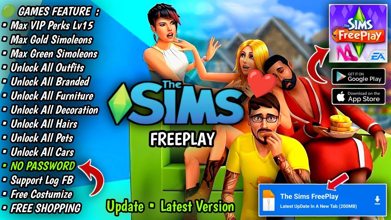 The Sims FreePlay Mod Apk 5.95.1 Latest Version 5, Oct,