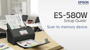 ES-580W - How to set up Scan to memory device function