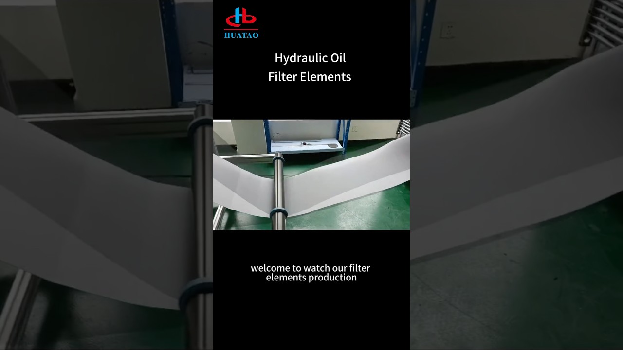 The production of hydraulic oil filter elements👋🏻 