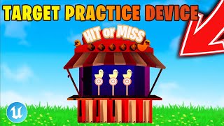 How to Make A Target Practice Device in UEFN ( Verse Tutorial )