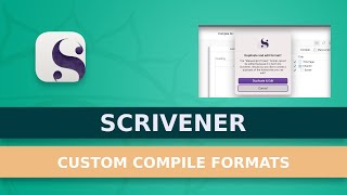 How To Manage Default And Custom Compile Formats In Scrivener