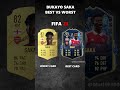 Bukayo saka best vs worst card in every fifa 1024 eafcsaka arsenal england