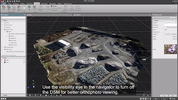 Leica Infinity – UAV Processing Part 3 - Create Dense Point Cloud, DSM and Orthophoto