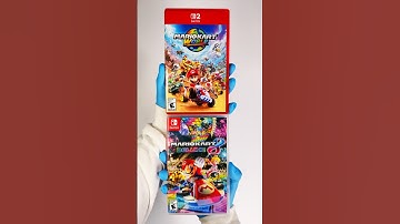 Mario Kart 8 Deluxe & Mario Kart World Nintendo Switch 2 #trendingshorts #nintendoswitch2 #ytshorts