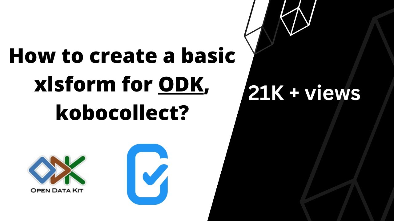 How to create a #ODK form in excel? #ODKforbeginners #kobocollect  #OpenDataKit #SurveyCTO 