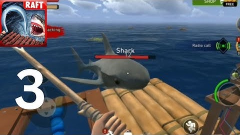 Raft Survival Ocean Nomad Walkthrough Part 3 | Exploring the Island (iOS, Android) Gameplay