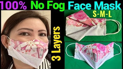(#219) How To Make The Best Fitted - No Fog On Glasses Face Mask - The Twins Day Face Mask Tutorial