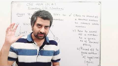 Css General Ability Lec Series Lec 7 Rounding off numbers and Significant Figures