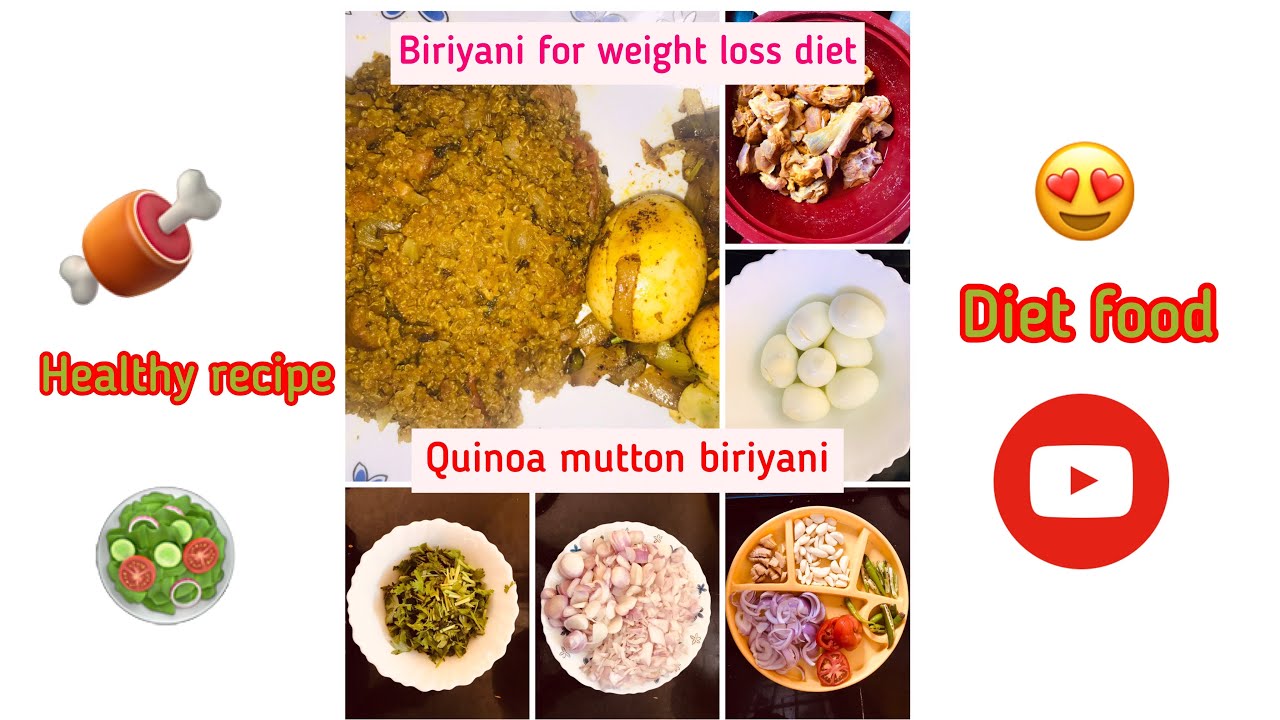 Quinoa Mutton Biriyani for weight loss Diet Biriyani Tamil Cook