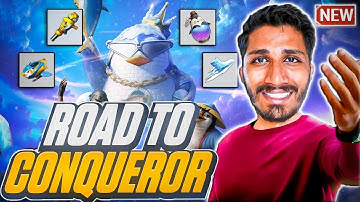 Conqueror Rank Push BGMI 4.1 update || BGMI Live ||   #shoutoutyt #reels #telugulive #bgmi