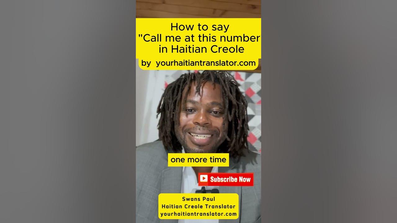 How To Say Call Me At This Number In Haitian Creole YouTube how-to-say-call-me-at-this-number-in-haitian-creole-youtube