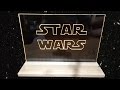 How to Make a Star Wars Led Acrylic Edge Light Sign