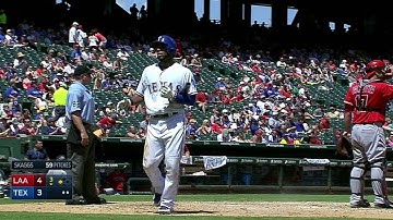 LAA@TEX: Beltre ties game with RBI groundout