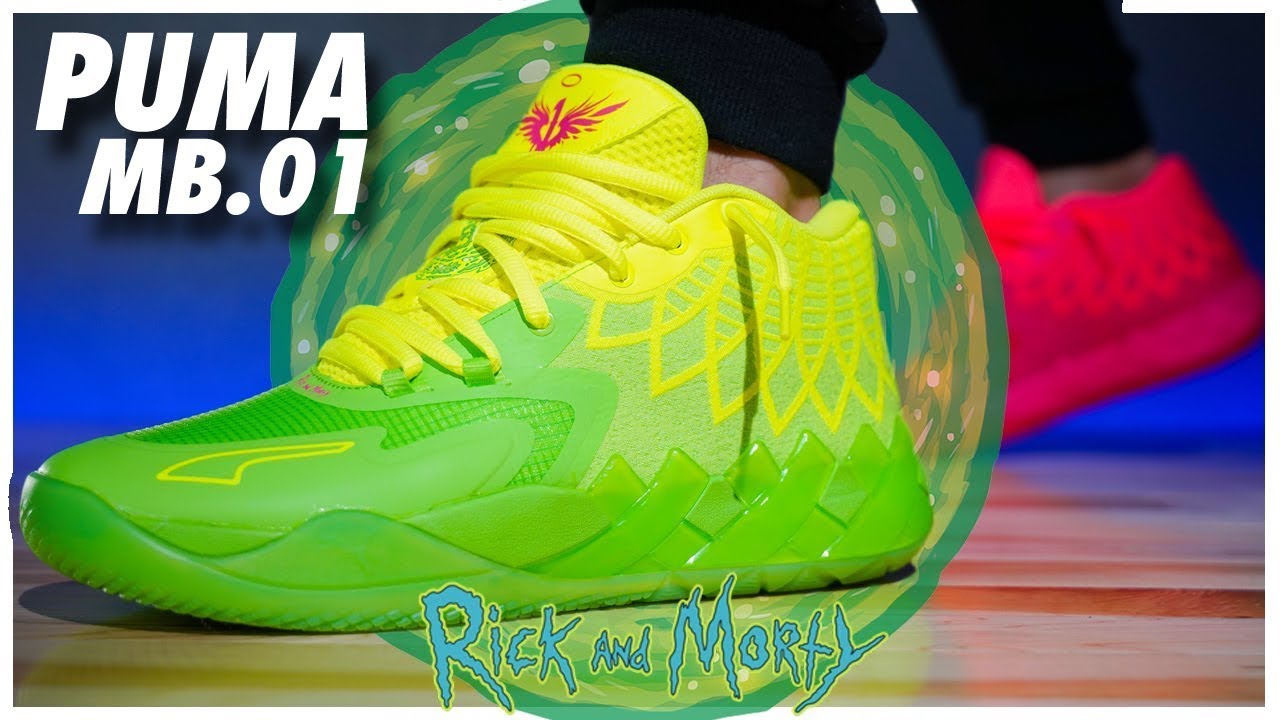 PUMA MB.01 Rick and Morty Sneakers - YouTube