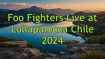 Foo Fighters Live at Lollapalooza Chile 2024 - Full Concert Performance