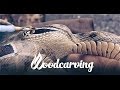 Woodcarving Cobra Snake ►► Змея Кобра Урок Резьба по дереву Part 2