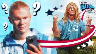 JOHN CENA calls Erling Haaland..?! | Man City are coming to the US! | Tour 2024