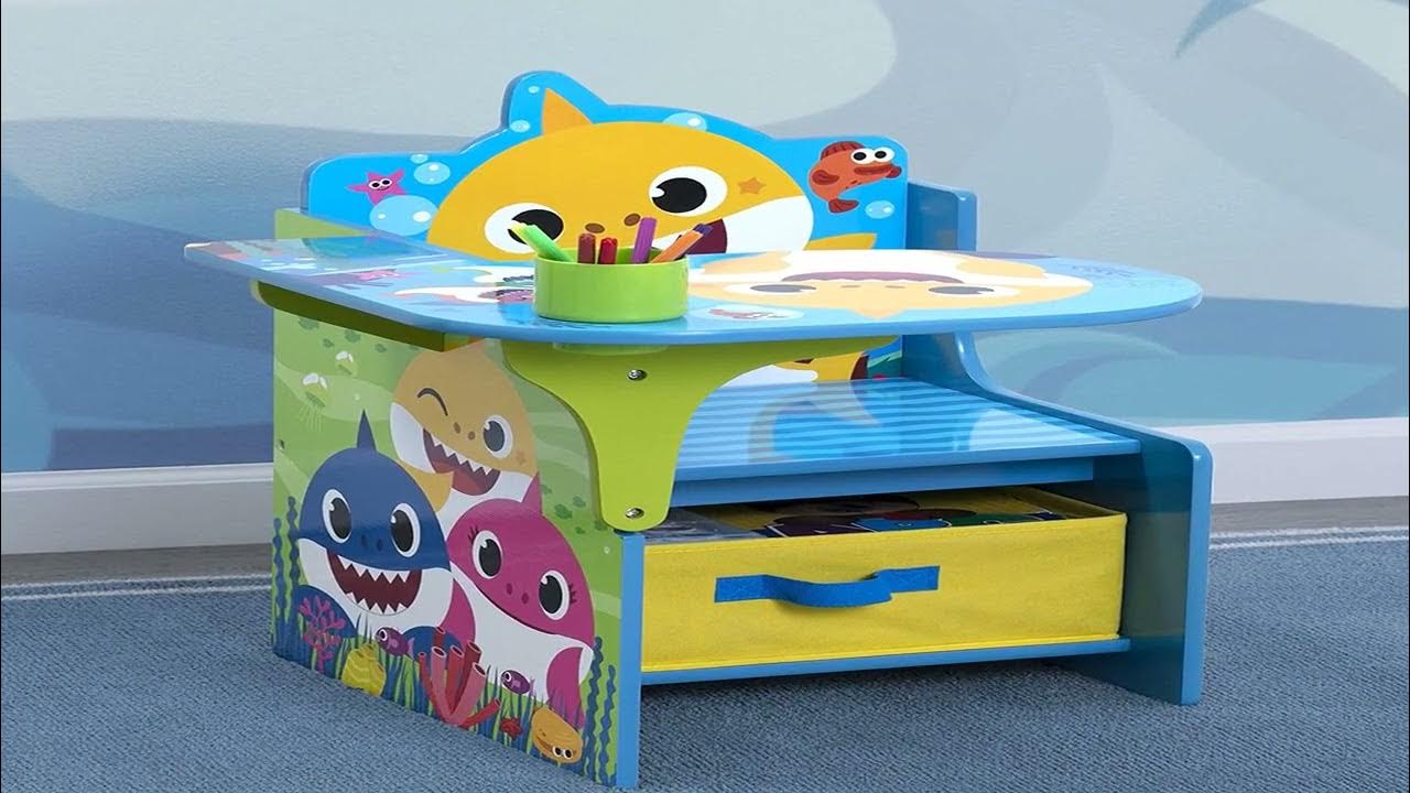 Great product Baby Shark Chair Desk with Storage Bin Ideal for Arts