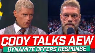 Cody Rhodes & AEW Responds To CM Punk's Comments | AEW Dynamite Review