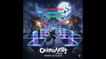 INSANE SHINOBI MAZE FARM! Max Attack Speed, Huge Damage & High Mobility-OniroARPG Update 12/15/2025