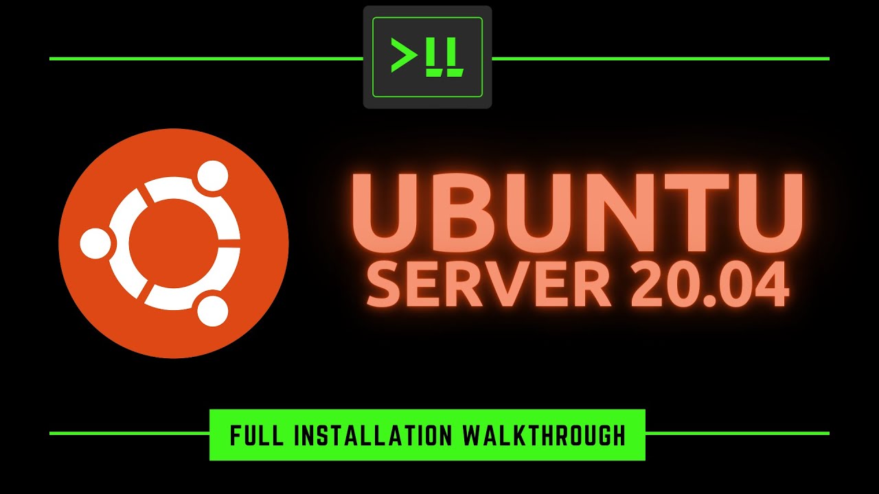 install ubuntu server 20.04 on virtualbox