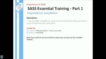 Importance of Variables | Sass Bangla Tutorial | SASS Essential Training - Part 1