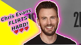 Chris Evans Flirting HARD for 15 MINS Straight! ❤️❤️❤️