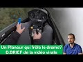 PLANEUR QUI FROLE L'ACCIDENT. ANALYSE DE LA VIDEO VIRALE