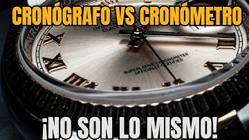 🤯DIFERENCIAS ENTRE CRONÓGRAFO Y CRONÓMETRO EXPLICADAS FÁCIL